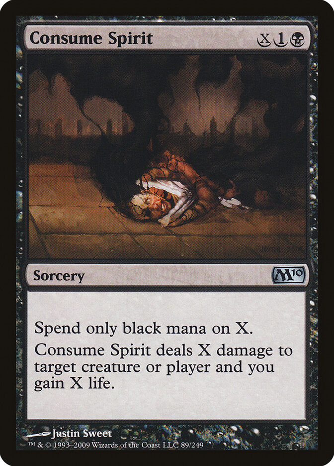 Consume Spirit card front