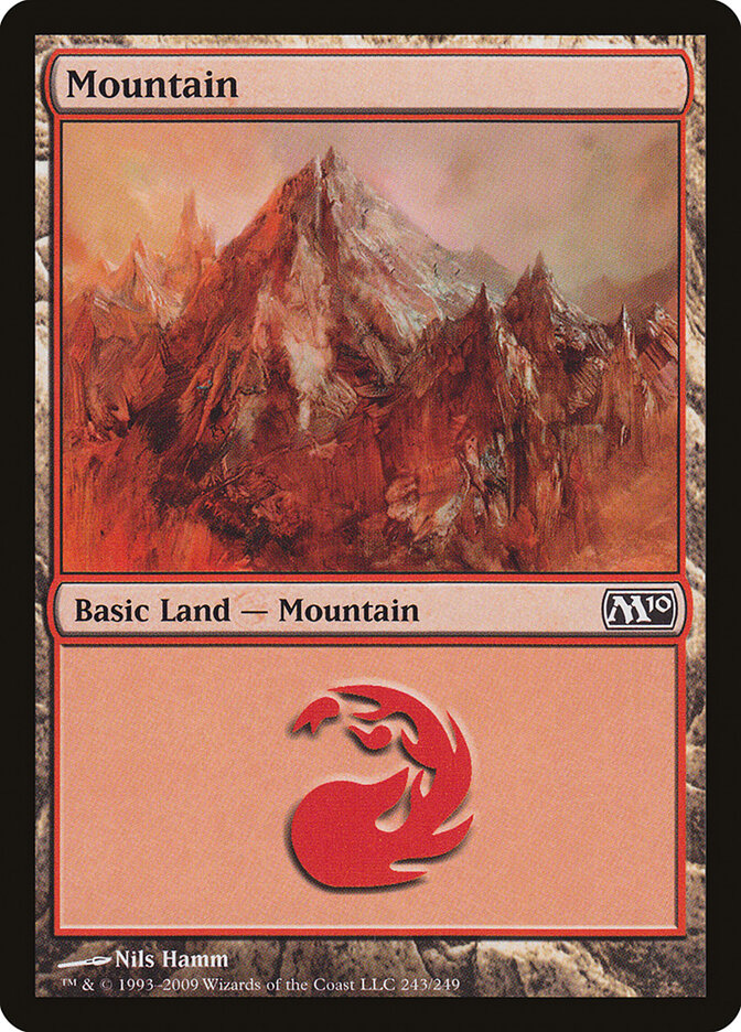 Mountain card front