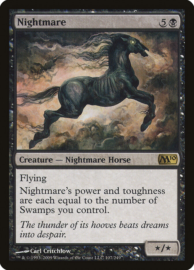 Nightmare card front