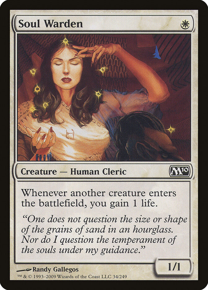 Soul Warden card front