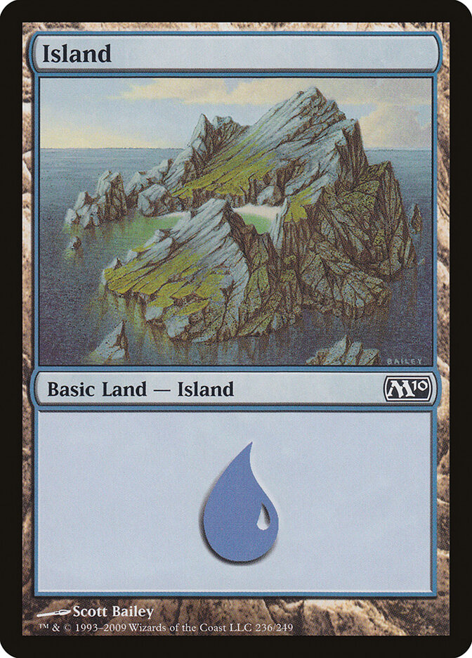 Island card front