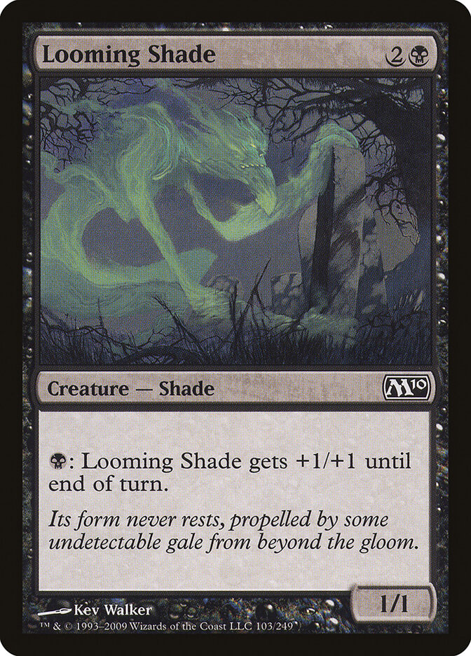 Looming Shade card front
