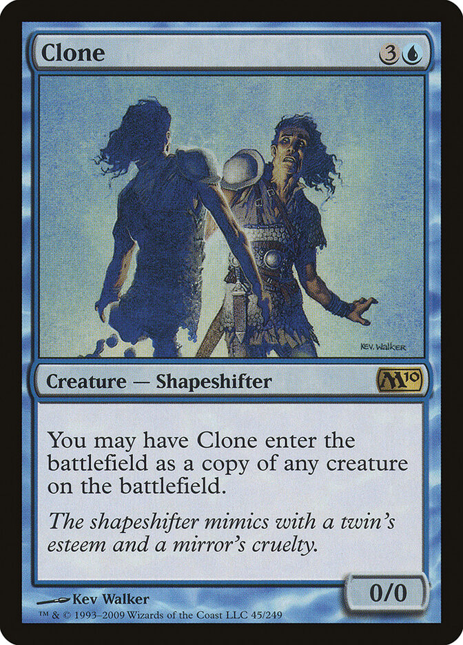 Clone card front