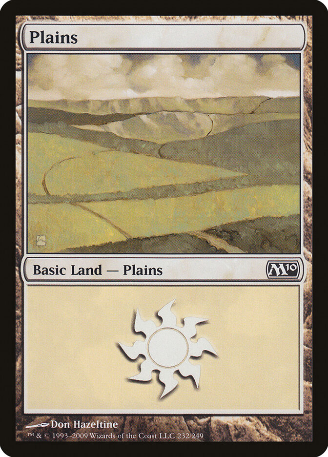 Plains card front