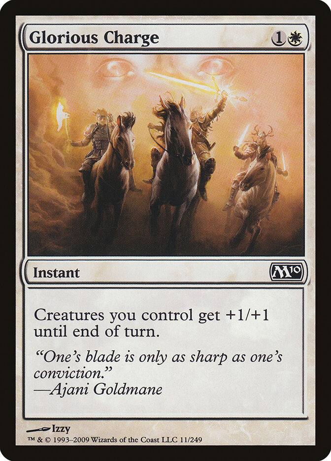 Glorious Charge card front