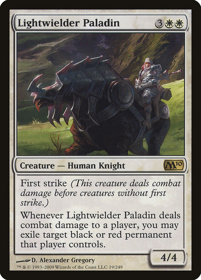 Lightwielder Paladin card front