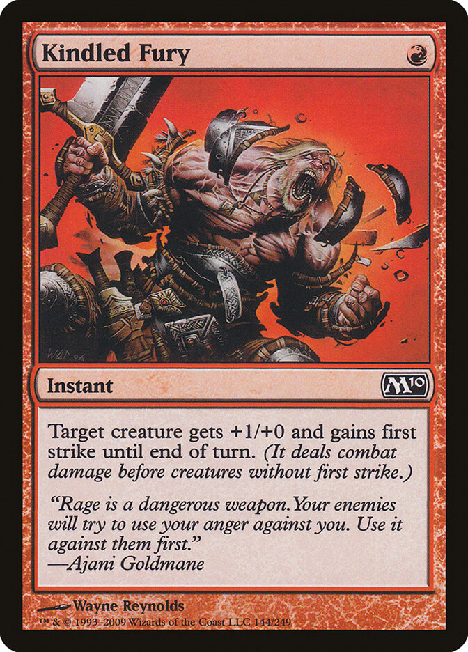 Kindled Fury card front