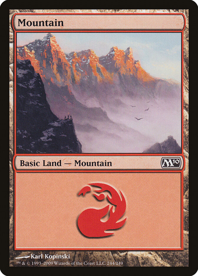 Mountain card front