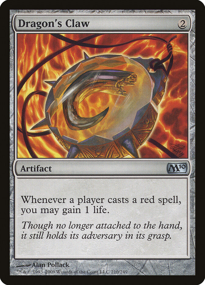 Dragon's Claw card front