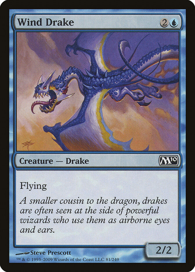 Wind Drake card front