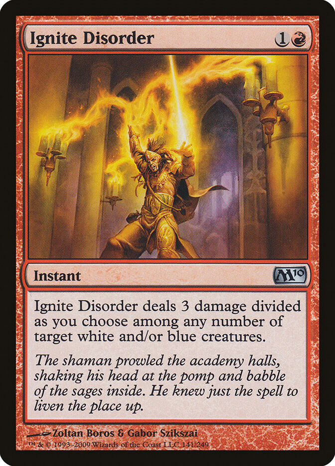Ignite Disorder card front