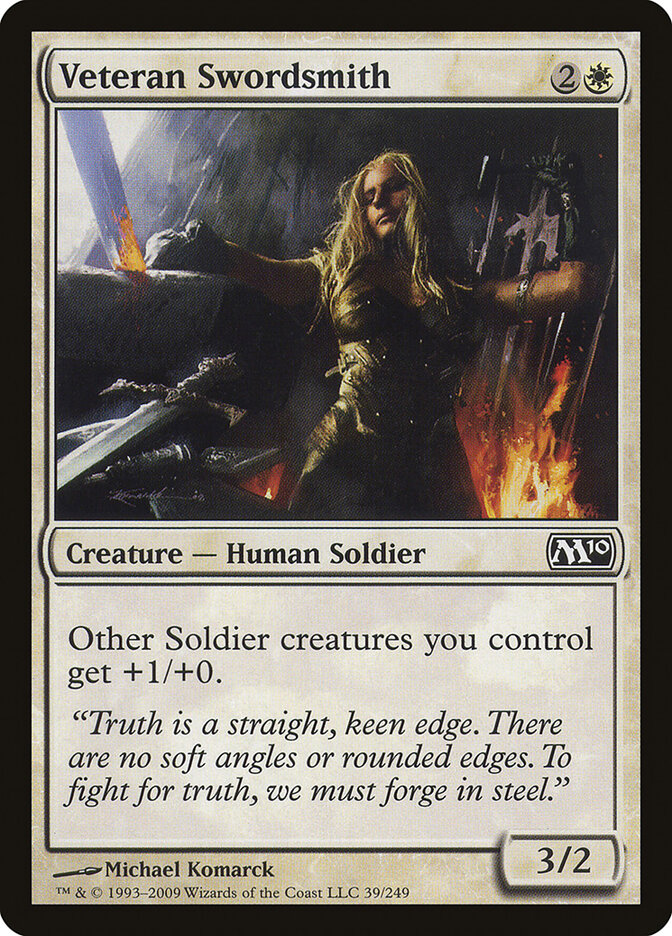 Veteran Swordsmith card front