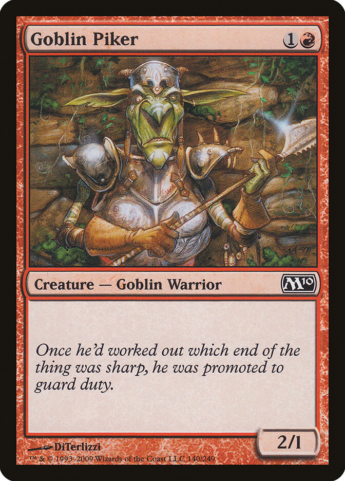 Goblin Piker card front