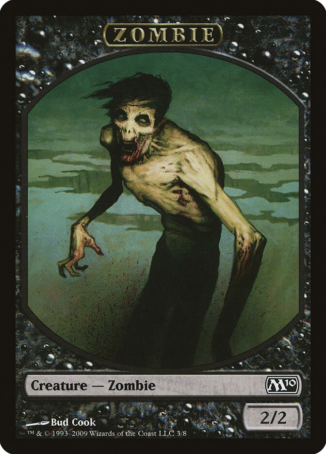 Zombie card front