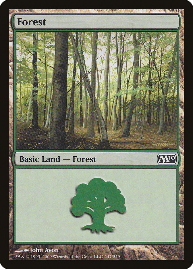 Forest card front