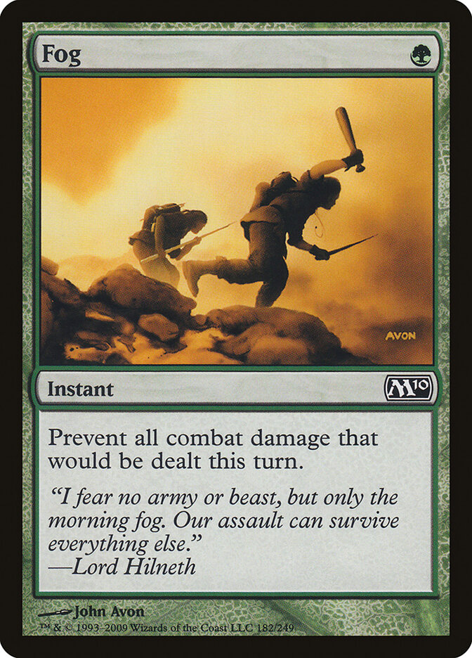 Fog card front