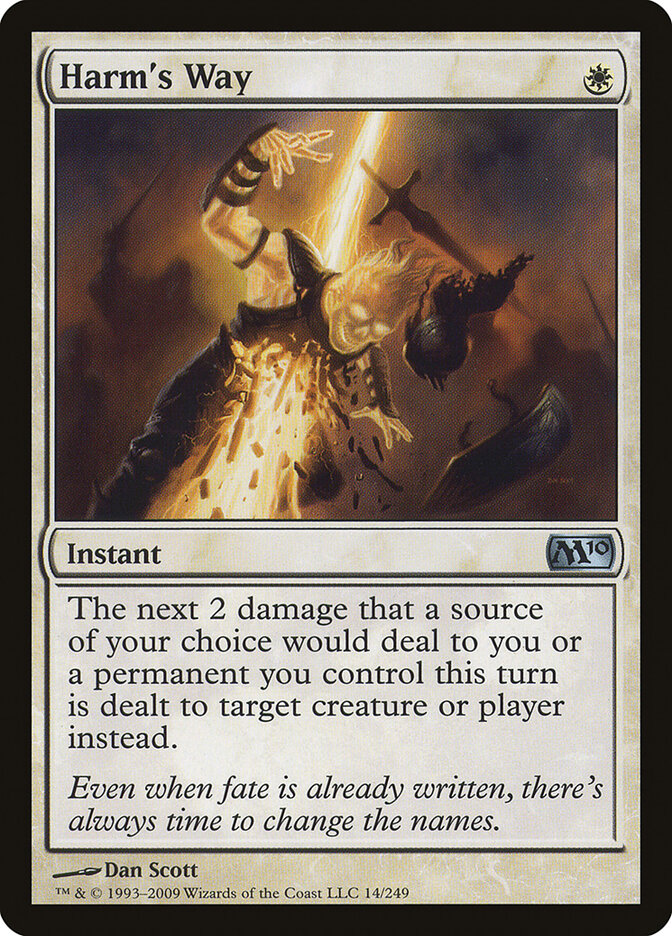 Harm's Way card front