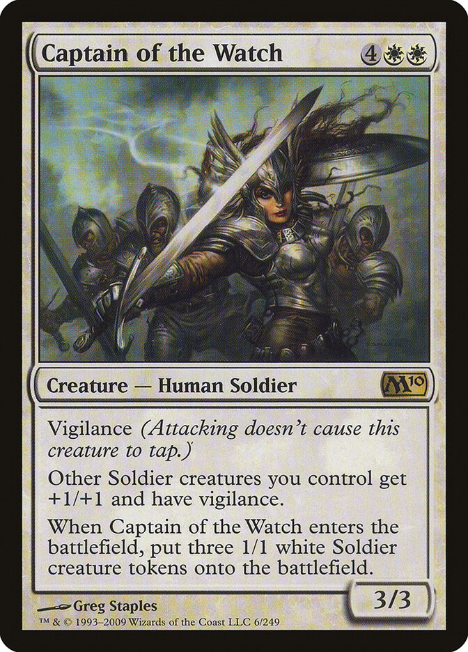 Captain of the Watch card front