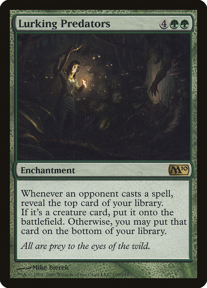Lurking Predators card front