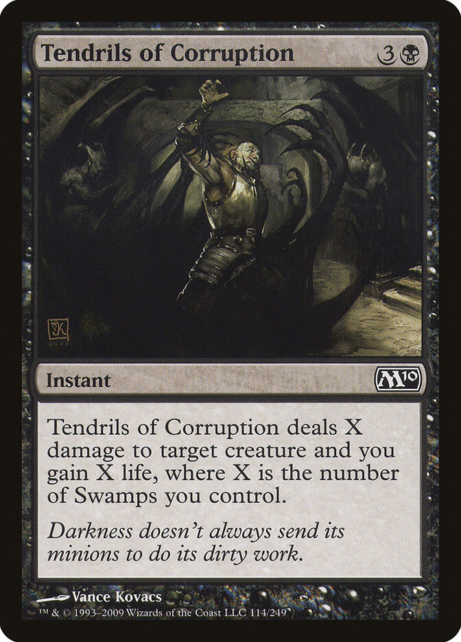 Tendrils of Corruption card front