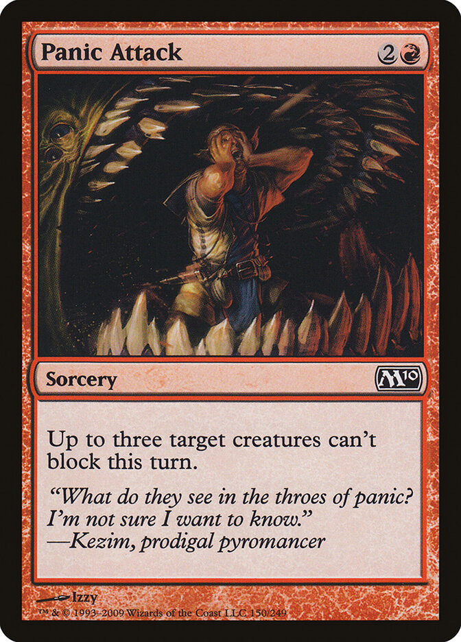 Panic Attack card front