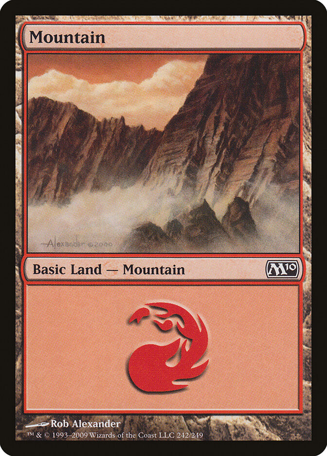Mountain card front