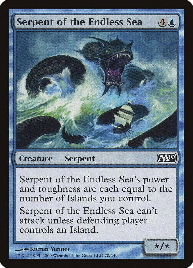 Serpent of the Endless Sea card front
