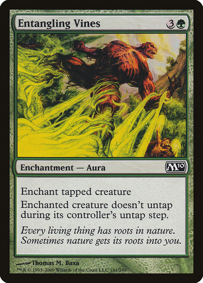 Entangling Vines card front