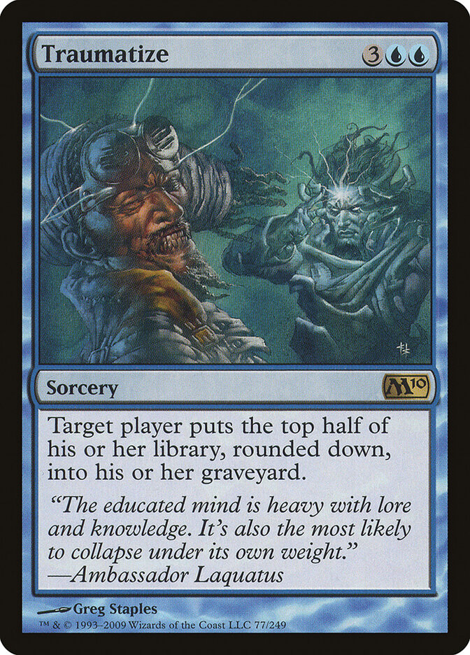 Traumatize card front