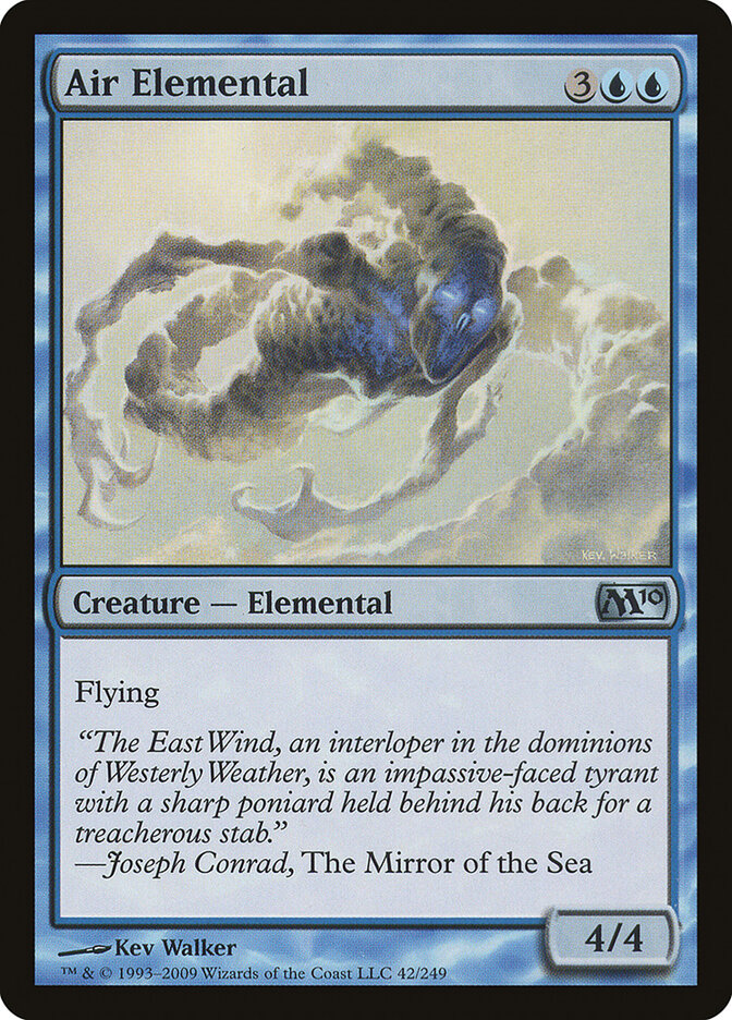 Air Elemental card front