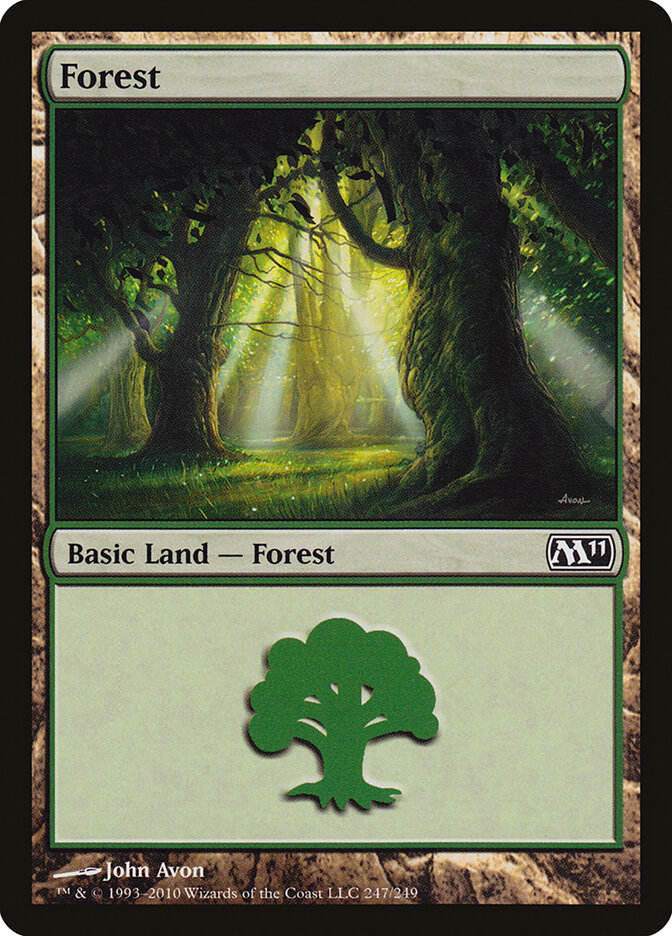Forest card front