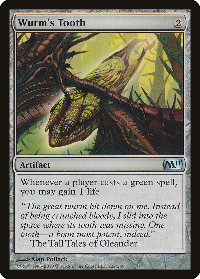 Wurm's Tooth card front