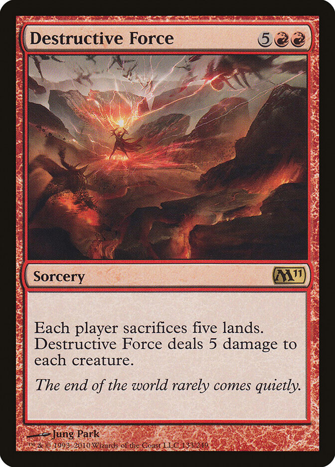 Destructive Force card front