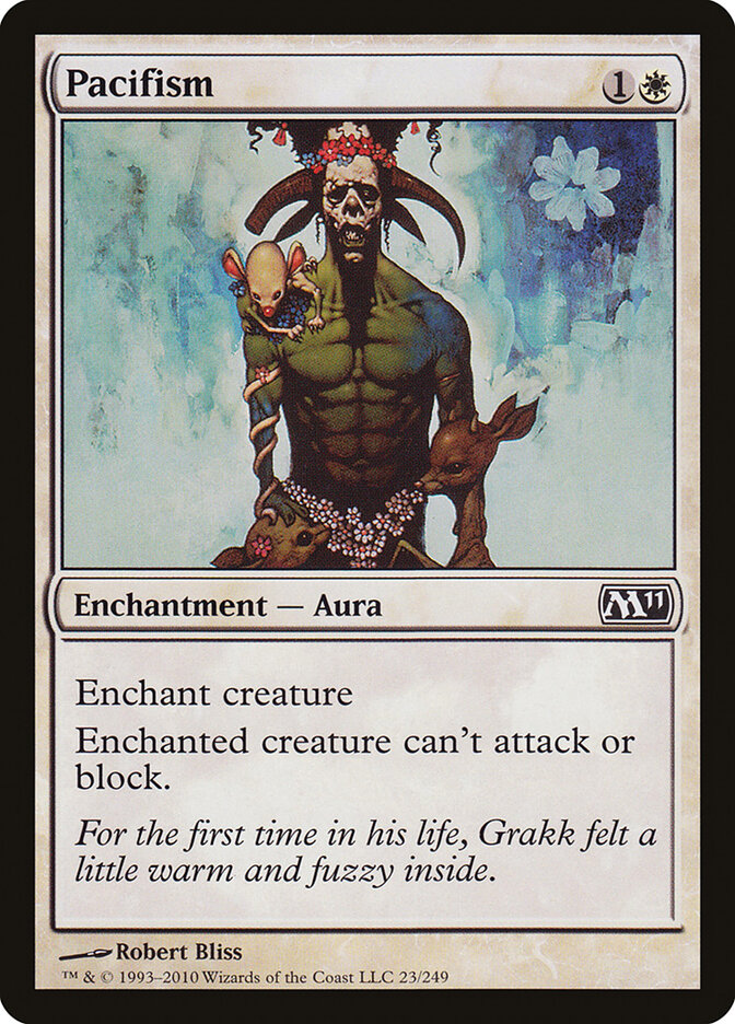 Pacifism card front