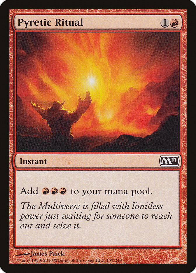Pyretic Ritual card front