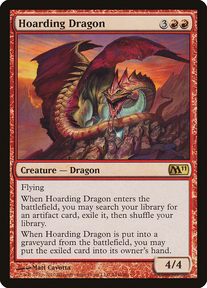 Hoarding Dragon card front