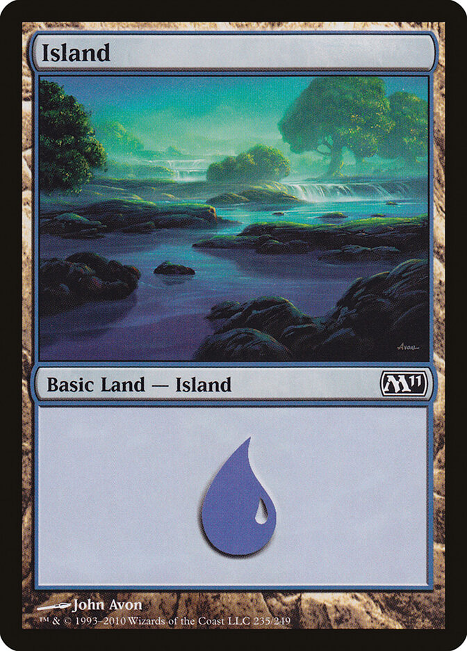 Island card front
