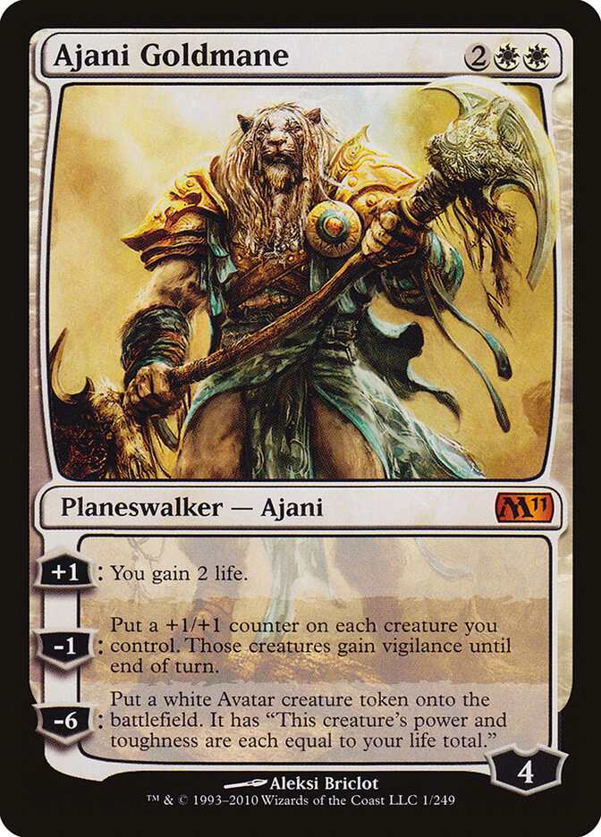 Ajani Goldmane card front