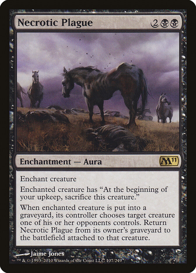 Necrotic Plague card front