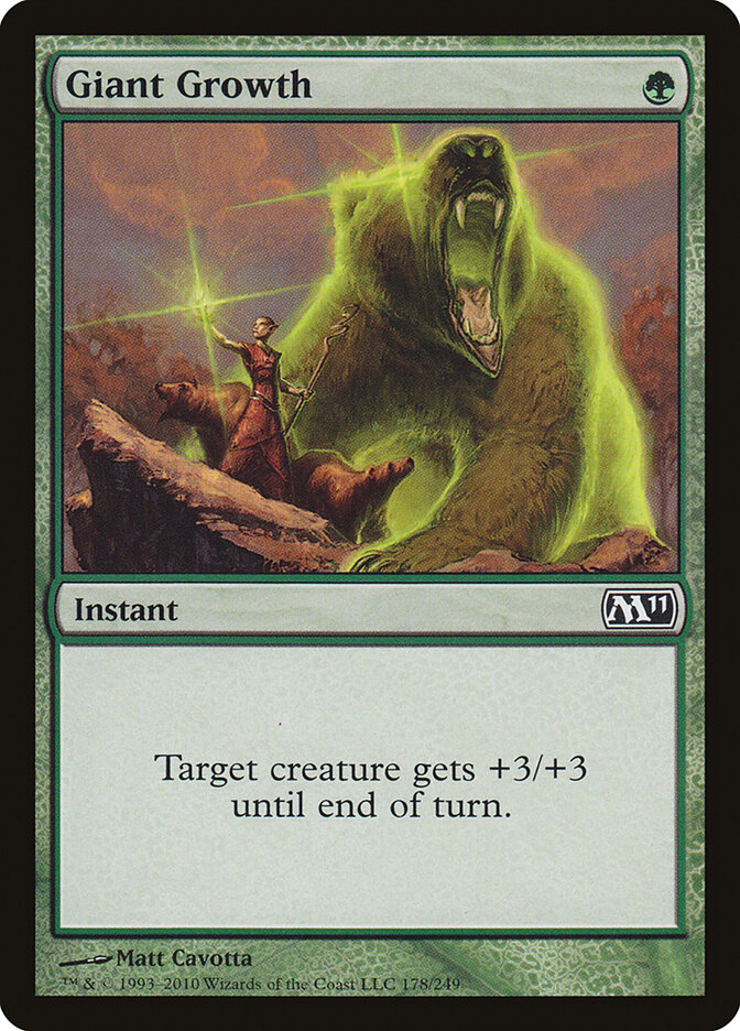 Giant Growth card front