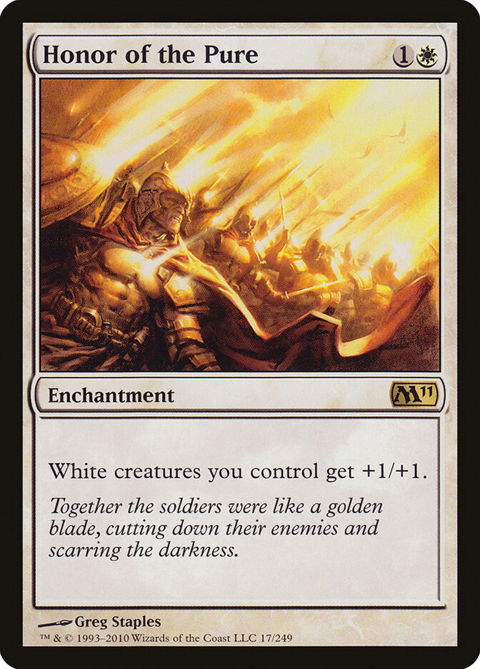 Honor of the Pure card front