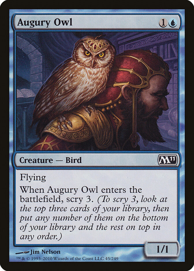 Augury Owl card front