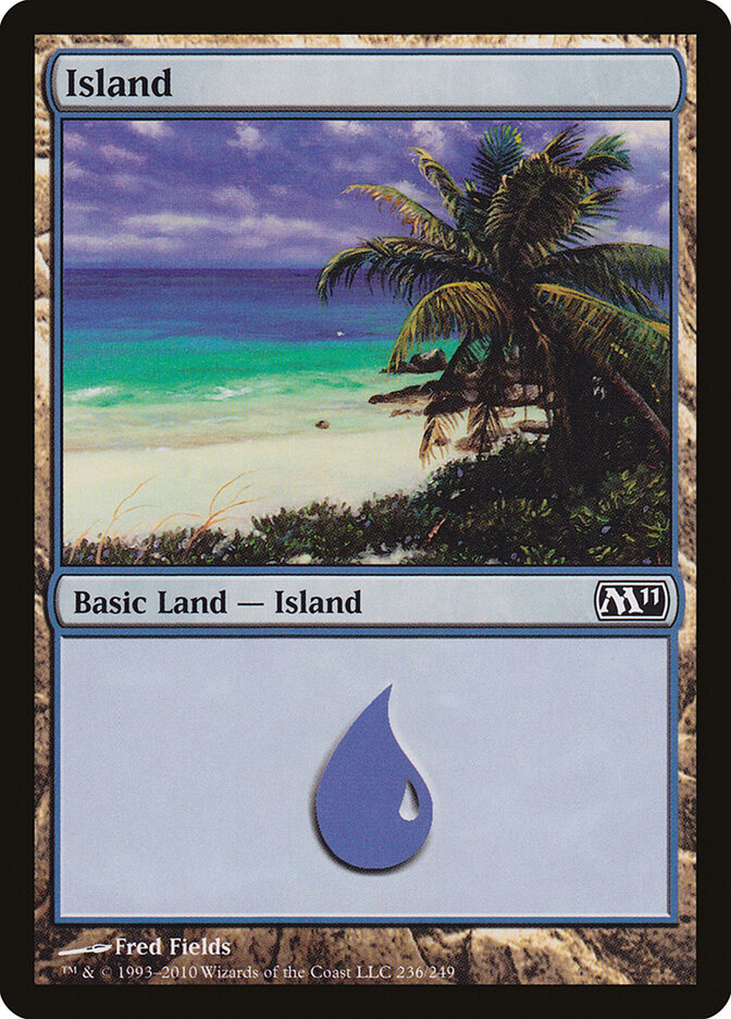 Island card front