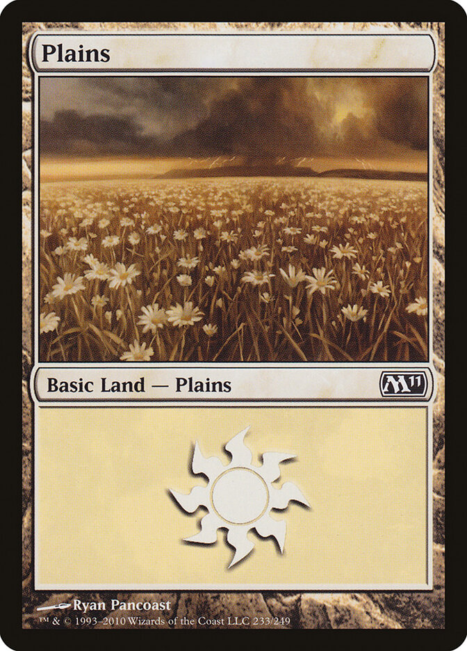 Plains card front