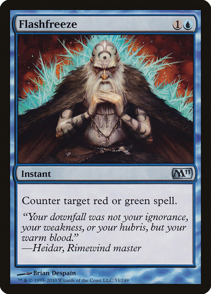 Flashfreeze card front