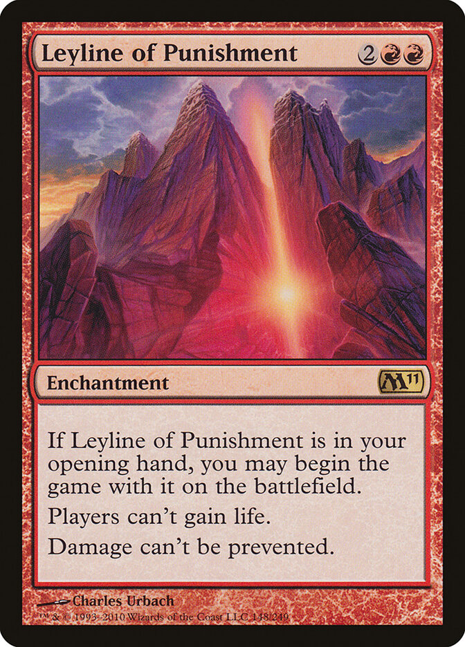 Leyline of Punishment card front