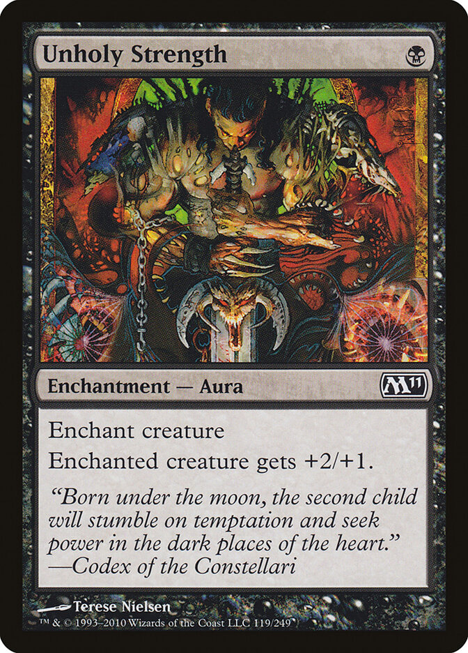 Unholy Strength card front