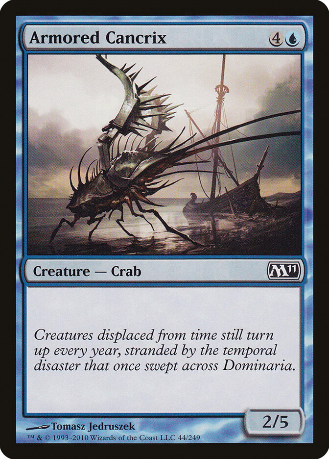 Armored Cancrix card front