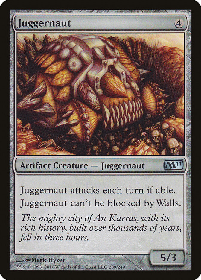 Juggernaut card front
