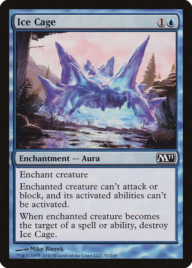 Ice Cage card front